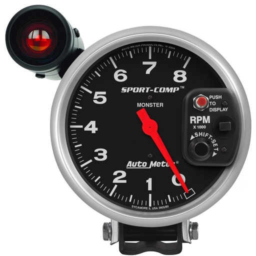 [ATM-3905] AutoMeter 5" PEDESTAL tachometer, 0-8,000 RPM, SPORT-COMP