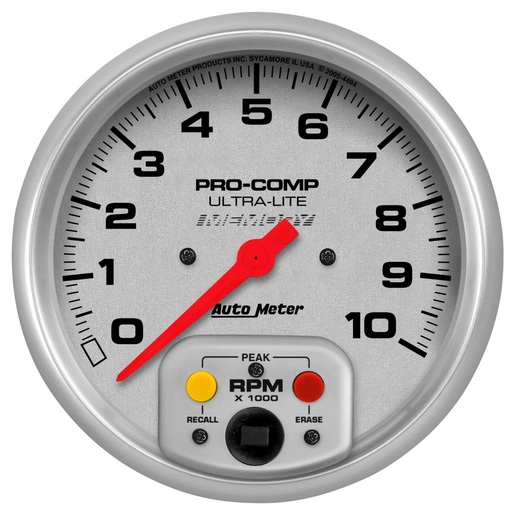 [ATM-4494] AutoMeter 5" IN-DASH tachometer, 0-10,000 RPM, MEMORY, ULTRA-LITE