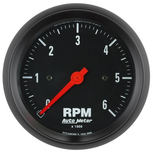 [ATM-2695] AutoMeter 3-3/8" IN-DASH tachometer, 0-6,000 RPM, Z-SERIES