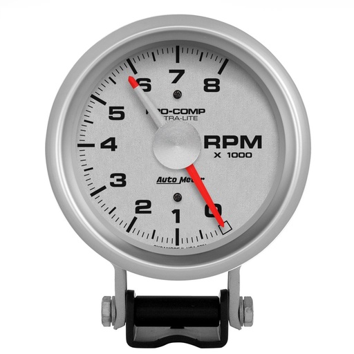 [ATM-3781] AutoMeter 3-3/4" PEDESTAL TACHOMETER, 0-8,000 RPM, ULTRA-LITE