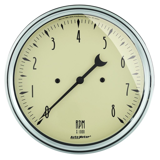 [ATM-1899] AutoMeter 5" IN-DASH tachometer, 0-8,000 RPM, ANTIQUE BEIGE