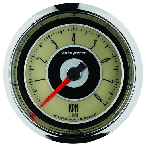 [ATM-1196] AutoMeter 3-3/8" IN-DASH tachometer, 0-8,000 RPM, CRUISER