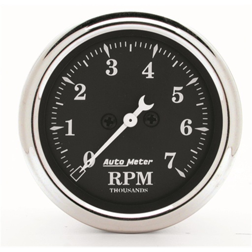 [ATM-1797] AutoMeter 2-1/16" IN-DASH tachometer, 0-7,000 RPM, OLD TYME BLACK