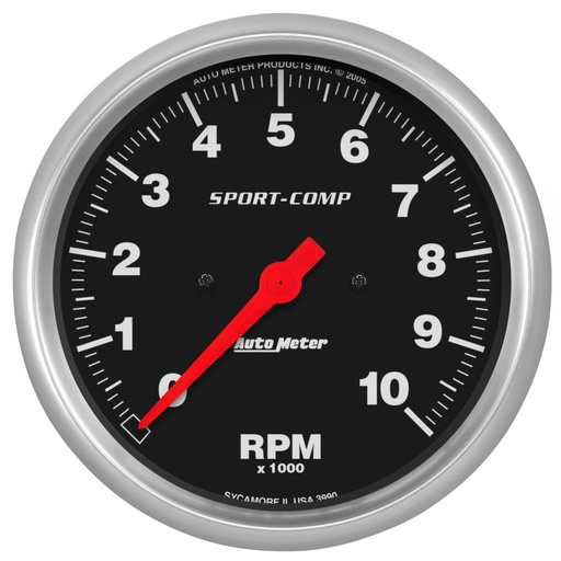 [ATM-3990] AutoMeter 5" IN-DASH tachometer, 0-10,000 RPM, SPORT-COMP