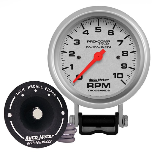 [ATM-6604] AutoMeter 3-3/4" PEDESTAL TACHOMETER, 0-10,000 RPM, ULTRA-LITE