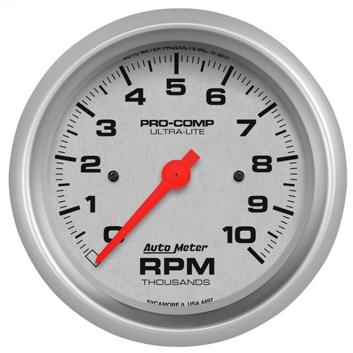 [ATM-4497] AutoMeter 3-3/8" IN-DASH TACHOMETER, 0-10,000 RPM, ULTRA-LITE