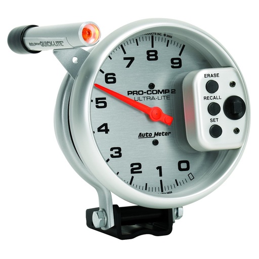 [ATM-6856] AutoMeter 5" TACHOMETER, 0-9000 RPM, PEDESTAL W/ QUICK LITE, W/PEAK MEMORY, ULTRA-LITE