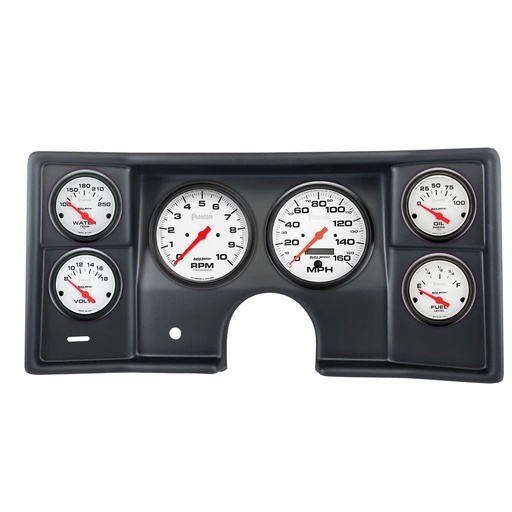 [ATM-2935-09] AutoMeter 6 GAUGE DIRECT-FIT DASH KIT, MALIBU/EL CAMINO/MONTECARLO 78-81, PHANTOM