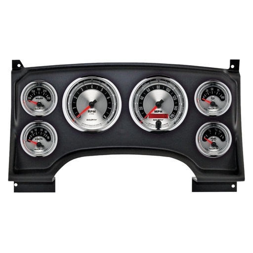 [ATM-2933-01] AutoMeter 6 GAUGE DIRECT-FIT DASH KIT, CHEVY S10 TRUCK 94-97, AMERICAN MUSCLE