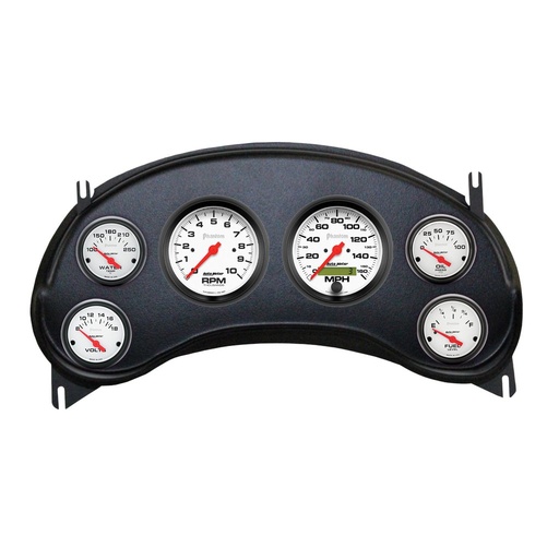 [ATM-2934-09] AutoMeter 6 GAUGE DIRECT-FIT DASH KIT, CHEVY S10 TRUCK 98-04, PHANTOM
