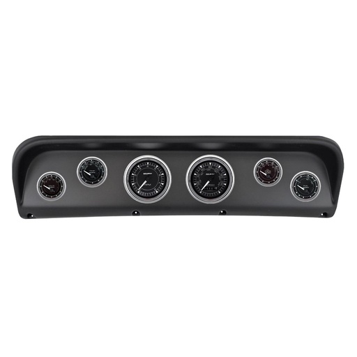 [ATM-2938-15] AutoMeter 6 GAUGE DIRECT-FIT DASH KIT, FORD F100 67-72, CHRONO CHROME