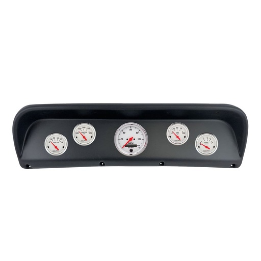 [ATM-2937-03] AutoMeter 5 GAUGE DIRECT-FIT DASH KIT, FORD F100 67-72, ARCTIC WHITE