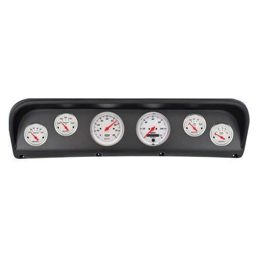 [ATM-2938-03] AutoMeter 6 GAUGE DIRECT-FIT DASH KIT, FORD F100 67-72, ARCTIC WHITE