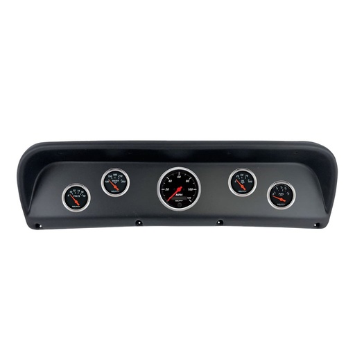 [ATM-2937-06] AutoMeter 5 GAUGE DIRECT-FIT DASH KIT, FORD F100 67-72, DESIGNER BLACK
