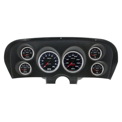 [ATM-2936-05] AutoMeter 6 GAUGE DIRECT-FIT DASH KIT, FORD MUSTANG 69-70, COBALT
