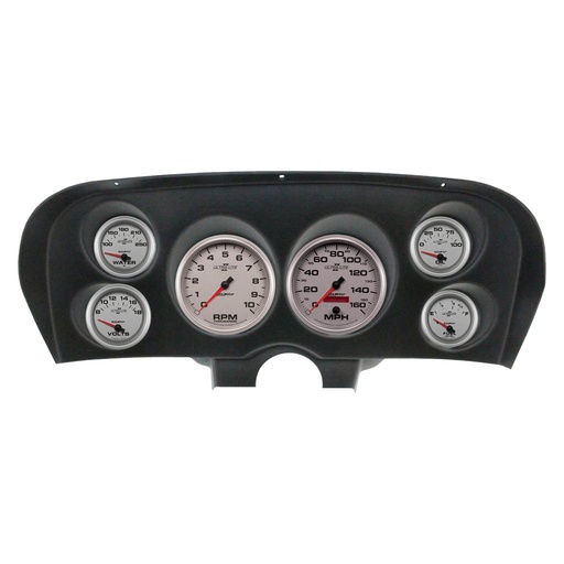 [ATM-2936-14] AutoMeter 6 GAUGE DIRECT-FIT DASH KIT, FORD MUSTANG 69-70, ULTRA-LITE II