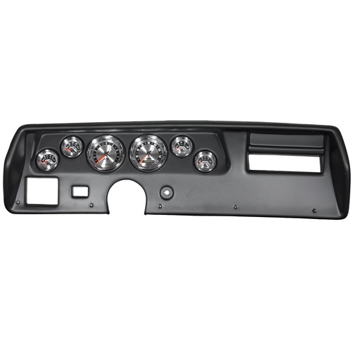 [ATM-7025] AutoMeter 6 GAUGE DIRECT-FIT DASH KIT, CHEVELLE SS / EL CAMINO / MONTE 70-72, AMERICAN MUSCLE