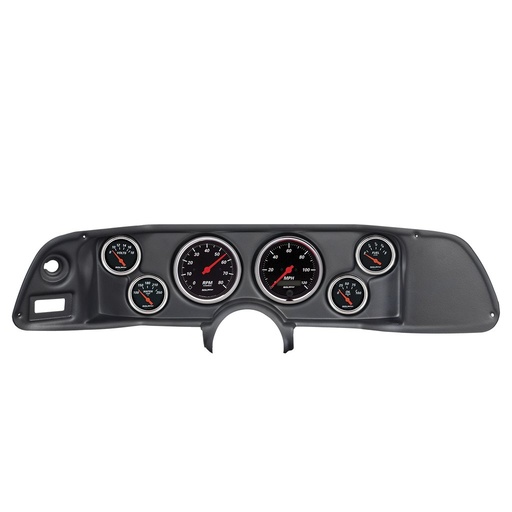 [ATM-7022-DB] AutoMeter 6 GAUGE DIRECT-FIT DASH KIT, CAMARO 70-78, DESIGNER BLACK