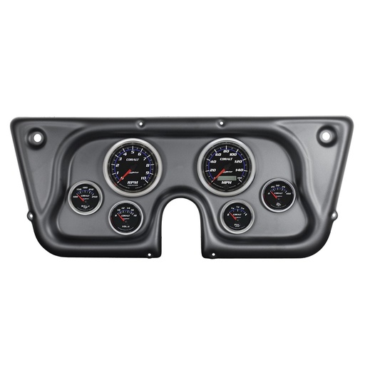 [ATM-7032-CB] AutoMeter 6 GAUGE DIRECT-FIT DASH KIT, CHEVY TRUCK C / K / K5 / SUBURBN 67-72, COBALT