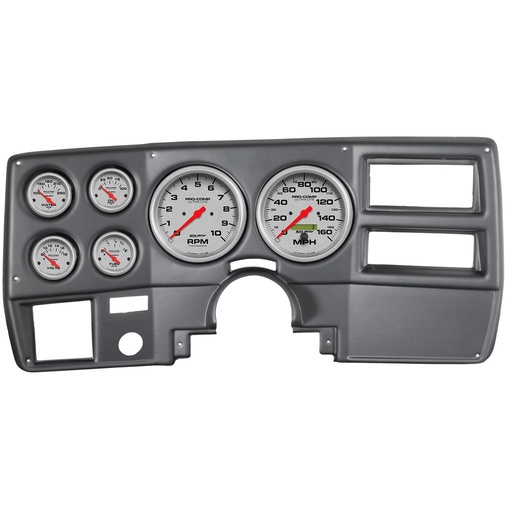 [ATM-7027-UL] AutoMeter 6 GAUGE DIRECT-FIT DASH KIT, CHEVY TRUCK / SUBURBAN 73-83, ULTRA-LITE