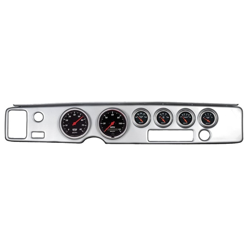 [ATM-7028-DB] AutoMeter 6 GAUGE DIRECT-FIT DASH KIT, FIREBIRD 70-81, DESIGNER BLACK
