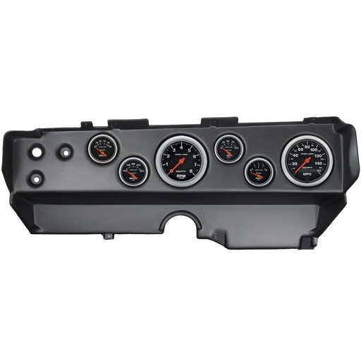 [ATM-7029-SC] AutoMeter 6 GAUGE DIRECT-FIT DASH KIT, E-BODY / CUDA / CHALLENGER 70-74, SPORT-COMP