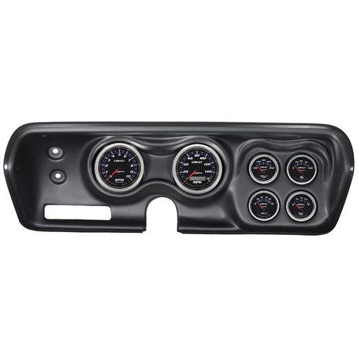 [ATM-7030-CB] AutoMeter 6 GAUGE DIRECT-FIT DASH KIT, B-BODY / CHRGR / GTX / ROAD RUNNER / SAT 71-74, COBALT