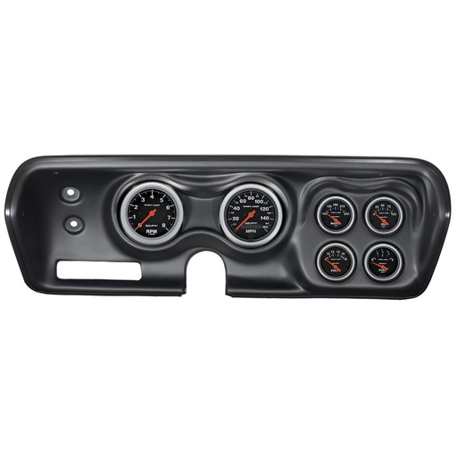 [ATM-7030-SC] AutoMeter 6 GAUGE DIRECT-FIT DASH KIT, B-BODY / CHRGR / GTX / ROAD RUNNER / SAT 71-74, SPORT-COMP