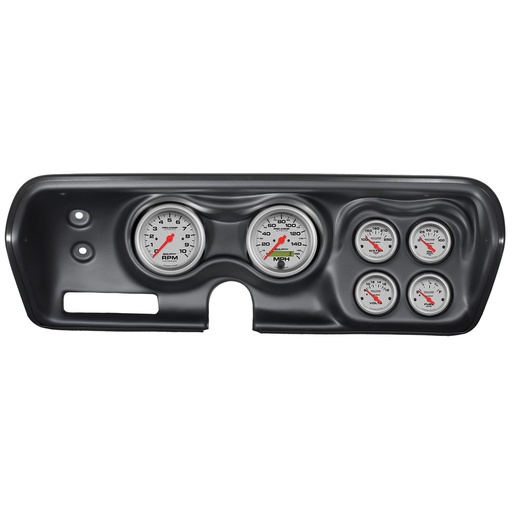 [ATM-7030-UL] AutoMeter 6 GAUGE DIRECT-FIT DASH KIT, B-BODY / CHRGR / GTX / ROAD RUNNER / SAT 71-74, ULTRA-LITE