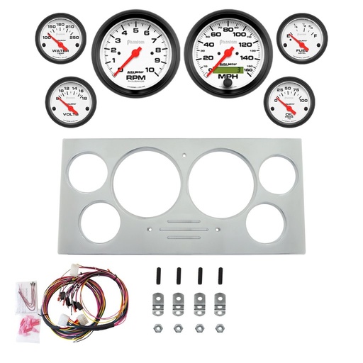 [ATM-2967-09] AutoMeter 6 GAUGE DIRECT-FIT DASH KIT, FORD TRUCK 73-79, PHANTOM