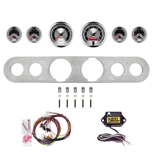 [ATM-2962-01] AutoMeter 6 GAUGE DIRECT-FIT DASH KIT, FORD TRUCK 67-72, AMERICAN MUSCLE