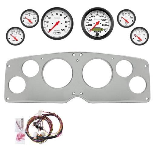 [ATM-2940-09] AutoMeter 6 GAUGE DIRECT-FIT DASH KIT, GMC TRUCK 54-55, PHANTOM