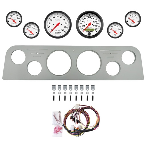 [ATM-2951-09] AutoMeter 6 GAUGE DIRECT-FIT DASH KIT, GMC TRUCK 62-66, PHANTOM