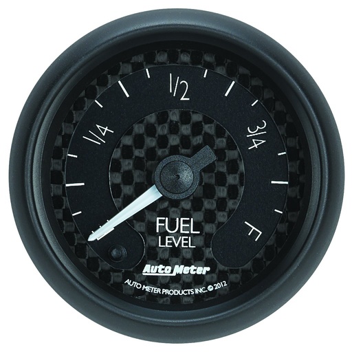 [ATM-8010] AutoMeter 2-1/16" FUEL LEVEL, PROGRAMMABLE 0-280 Ω, STEPPER MOTOR, GT Series