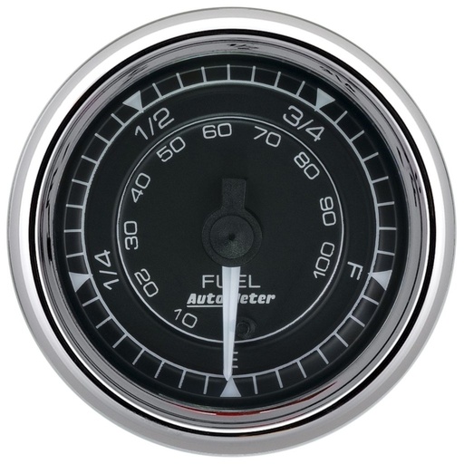 [ATM-9710] AutoMeter 2-1/16" FUEL LEVEL 0-280Ω PROGRAMMABLE CHRONO CHROME