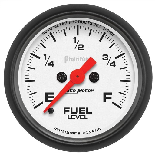 [ATM-5710] AutoMeter 2-1/16" FUEL LEVEL, PROGRAMMABLE 0-280 Ω, STEPPER MOTOR, PHANTOM