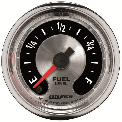 [ATM-1209] AutoMeter 2-1/16" FUEL LEVEL, PROGRAMMABLE 0-280 Ω, STEPPER MOTOR, AM MUSCLE