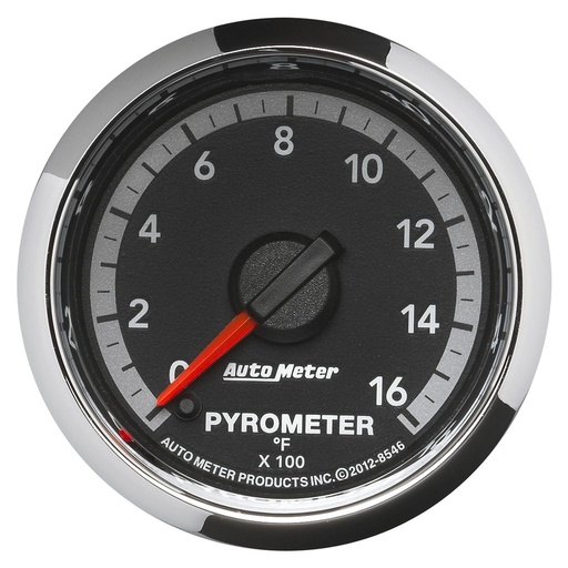 [ATM-8546] AutoMeter 2-1/16" PYROMETER, 0-1600 °F, STEPPER MOTOR, GEN 4 DODGE FACTORY MATCH