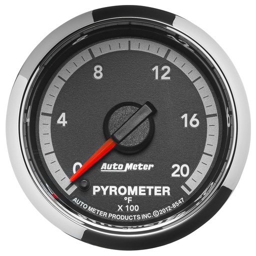 [ATM-8547] AutoMeter 2-1/16" PYROMETER, 0-2000 °F, STEPPER MOTOR, GEN 4 DODGE FACTORY MATCH