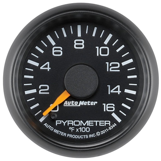 [ATM-8344] AutoMeter 2-1/16" PYROMETER, 0-1600 °F, STEPPER MOTOR, GM FACTORY MATCH
