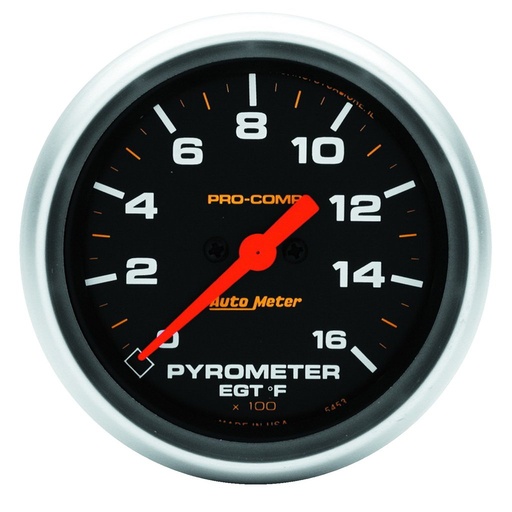 [ATM-5444] AutoMeter 2-5/8" PYROMETER, 0-1600 °F, STEPPER MOTOR, PRO-COMP