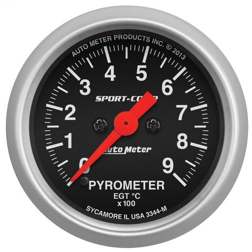 [ATM-3344-M] AutoMeter 2-1/16" PYROMETER, 0-900 °C, SPORT-COMP