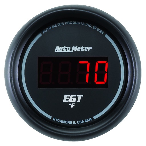 [ATM-6345] AutoMeter 2-1/16" PYROMETER, 0-2000 °F, SPORT-COMP DIGITAL