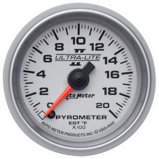 [ATM-4945] AutoMeter 2-1/16" PYROMETER, 0-2000 °F, STEPPER MOTOR, ULTRA-LITE II