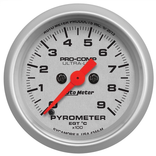 [ATM-4344-M] AutoMeter 2-1/16" PYROMETER, 0-900 °C, ULTRA-LITE