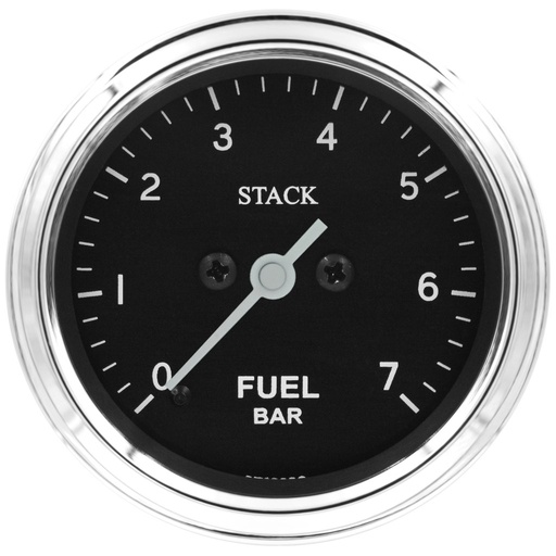[ATM-ST3305C] AutoMeter FUEL PRESS, PRO STEPPER MOTOR, 52MM, CLASSIC, 0-7 BAR, M10 MALE