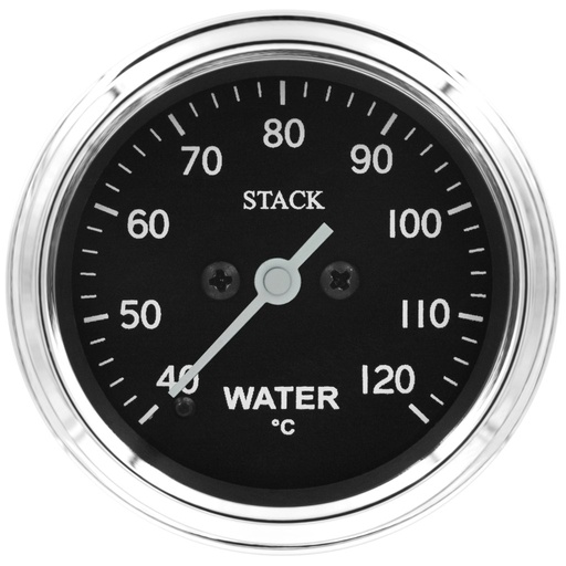 [ATM-ST3307C] AutoMeter WATER TEMP, PRO STEPPER MOTOR, 52MM, CLASSIC, 40-120°C, 1/8" NPTF MALE