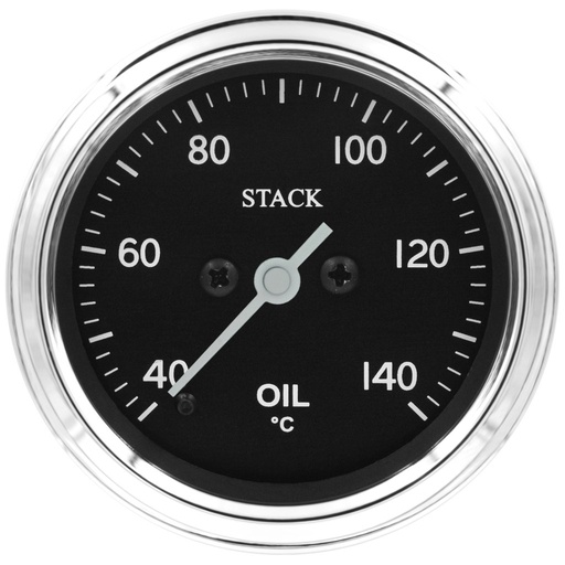 [ATM-ST3309C] AutoMeter OIL TEMP, PRO STEPPER MOTOR, 52MM, CLASSIC, 40-140°C, 1/8" NPTF MALE