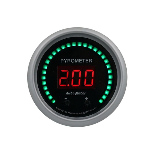 [ATM-6744-SC] AutoMeter 2-1/16" TWO CHANNEL PYROMETER (EGT), 0-2,000 °F (0-1,100 °C), SPORT-COMP ELITE DIGITAL