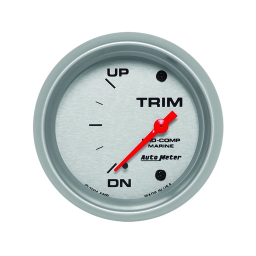 [ATM-200767-33] AutoMeter 2-5/8" TRIM LEVEL, UP/DOWN, AIR-CORE, MARINE SILVER